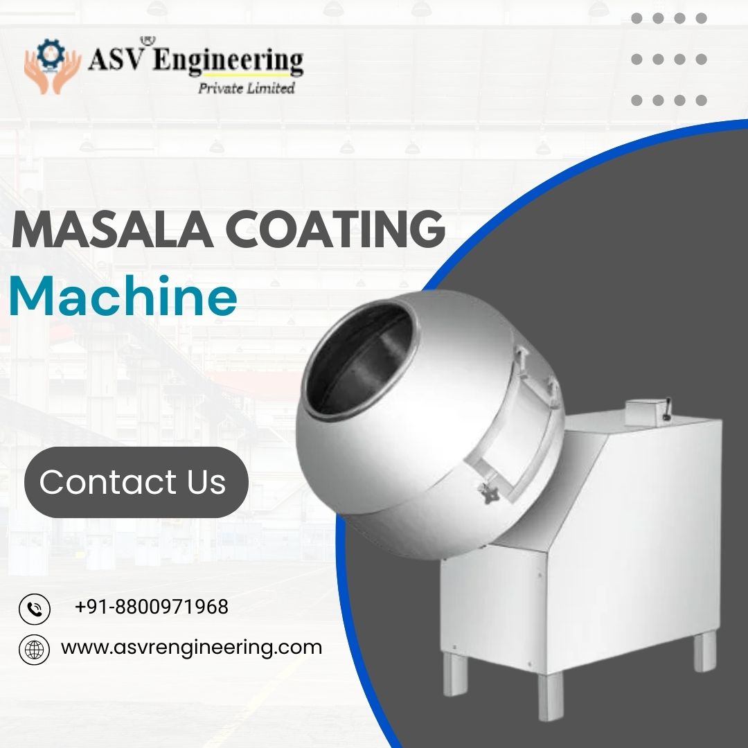 Masala Coating Machine Manufactures